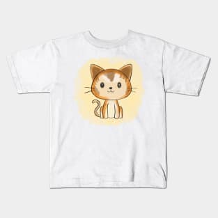 little orange kitty Kids T-Shirt